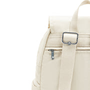 حقيبة ظهر صغيرة KIPLING مع أحزمة قابلة للتعديل أنثى بيج لؤلؤة سيتي الرمز البريدي S
