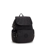حقيبة ظهر صغيرة مع أحزمة قابلة للتعديل من KIPLING حقيبة ظهر صغيرة بأحزمة قابلة للتعديل للإناث Emb City Zip S - I5634-K59