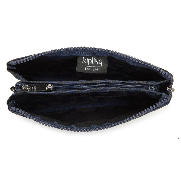 Kipling محفظة كبيرة أنثى لا نهاية لها البحرية الجاكار الإبداع L