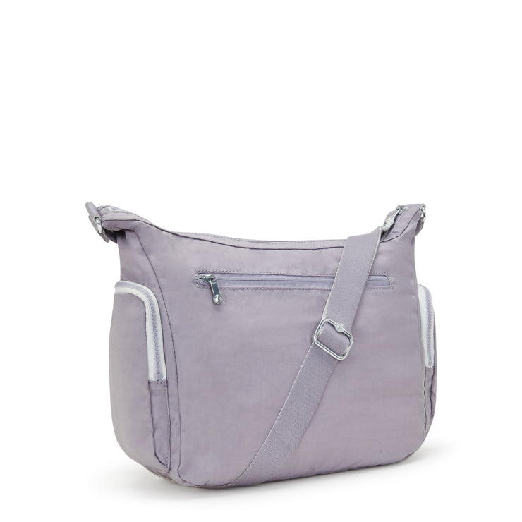 حقيبة كروس كبيرة من KIPLING مع أحزمة قابلة للتعديل غير مستخدمة Tender Grey Gabb