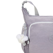 حقيبة كروس كبيرة من KIPLING مع أحزمة قابلة للتعديل غير مستخدمة Tender Grey Gabb