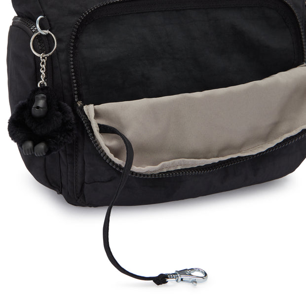 حقيبة كروس كبيرة KIPLING مع أحزمة قابلة للتعديل أنثى سوداء نوير غاب