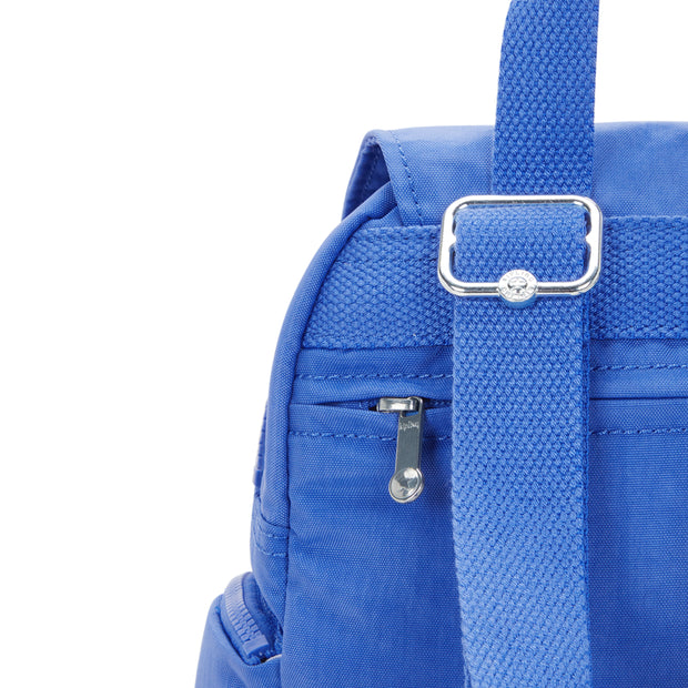 حقيبة ظهر صغيرة KIPLING مع أحزمة قابلة للتعديل أنثى هافانا بلو سيتي الرمز البريدي البسيطة
