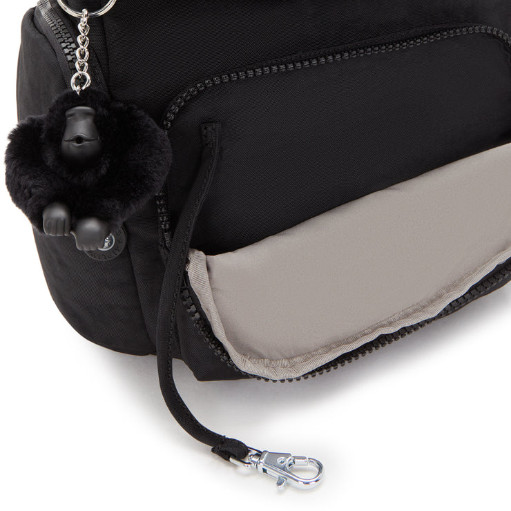 حقيبة ظهر صغيرة بأحزمة قابلة للتعديل من KIPLING أنثى سوداء نوار سيتي بسحاب صغير - I6046-P39