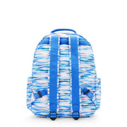 حقيبة ظهر كبيرة من KIPLING حقيبة ظهر أنثوية زرقاء مخففة سيول - I6269-TX9