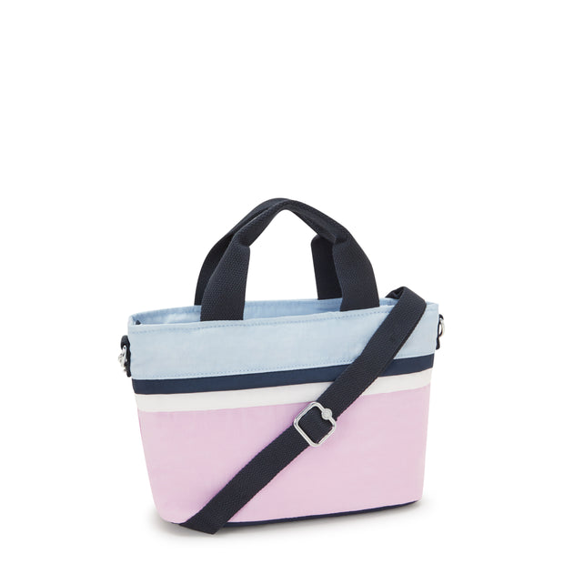 حقيبة كتف صغيرة KIPLING (مع حزام كتف قابل للإزالة) أنثى L الوردي الأزرق Bl Minta