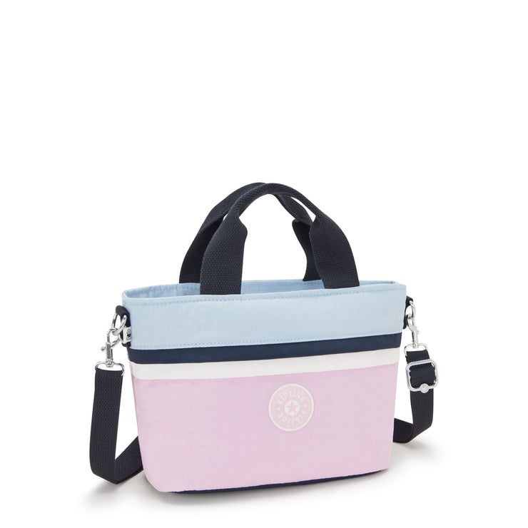 حقيبة كتف صغيرة من KIPLING (مع حزام كتف قابل للإزالة) أنثى L وردي أزرق بل مينتا - I6370-9KR