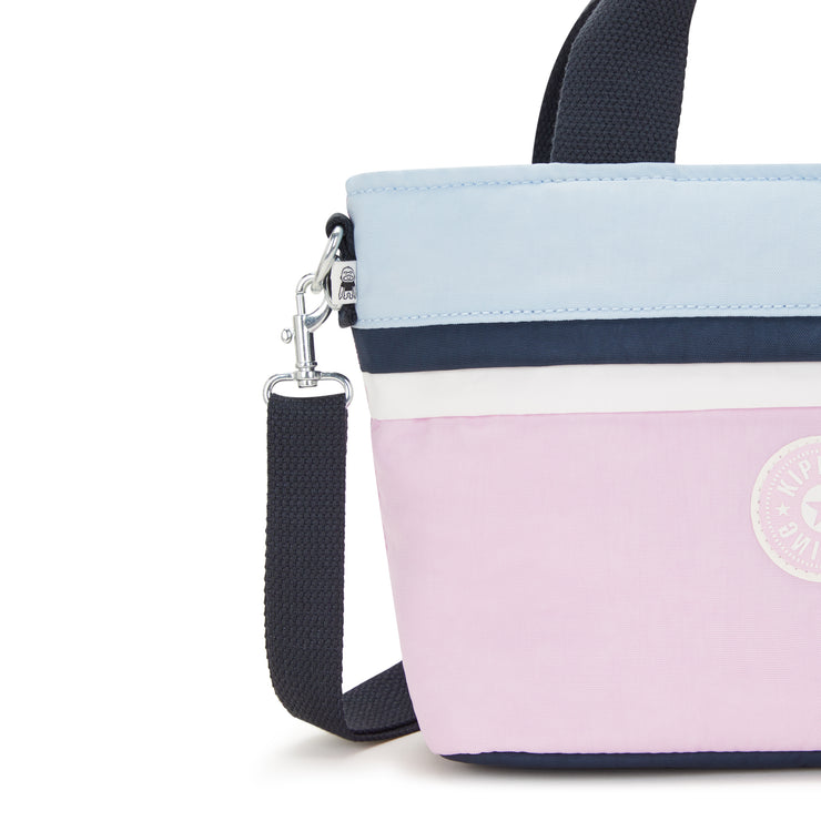 حقيبة كتف صغيرة من KIPLING (مع حزام كتف قابل للإزالة) أنثى L وردي أزرق بل مينتا - I6370-9KR