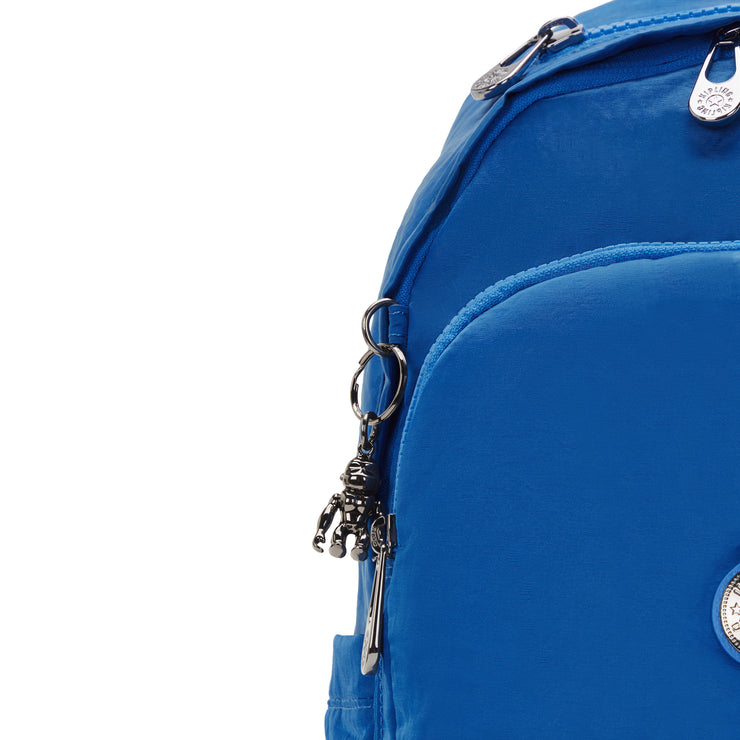 KIPLING حقيبة ظهر متوسطة أنثى أزرق ساتان ديليا