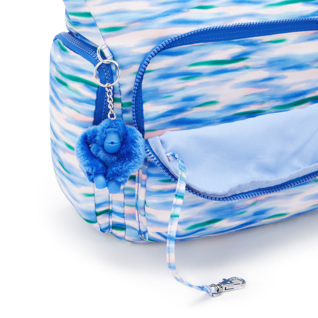 حقيبة كروس كبيرة KIPLING مع أحزمة قابلة للتعديل أنثى مخففة زرقاء غاب