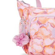 حقيبة KIPLING كروس متوسطة الحجم بأشرطة قابلة للتعديل أنثوية مزينة بأزهار بودرة جاب S - I6607-ES4