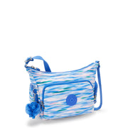 حقيبة كروس بودي متوسطة KIPLING مع أحزمة قابلة للتعديل أنثى زرقاء مخففة Gabb S