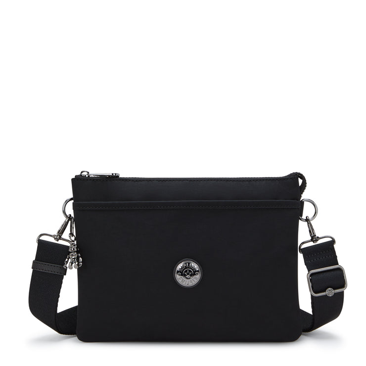 KIPLING كروس بودي متوسط (مع حزام قابل للإزالة) أنثى لا نهاية لها أسود ريري L
