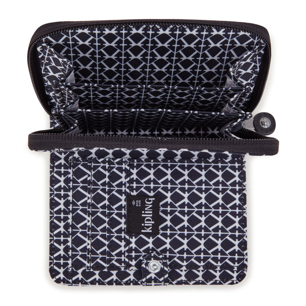 محفظة KIPLING متوسطة الحجم بتوقيع أنثوي مطبوع عليها نقود الحب - I6791-DD2