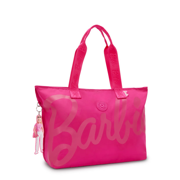KIPLING حقيبة باربي™ كبيرة مع عربة الأكمام أنثى السلطة الوردي جيسي M