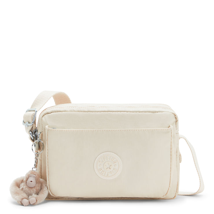 KIPLING كروس بودي متوسط أنثى بيج لؤلؤي أبانو M