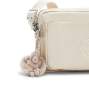 KIPLING كروس بودي متوسط أنثى بيج لؤلؤي أبانو M