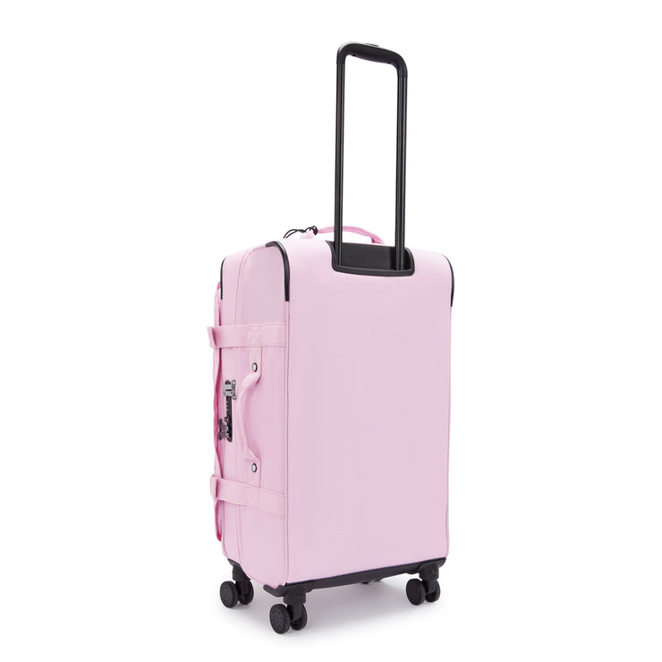 حقيبة KIPLING ذات عجلات متوسطة الحجم أنثى وردية اللون متفتحة M - I6918-R2C