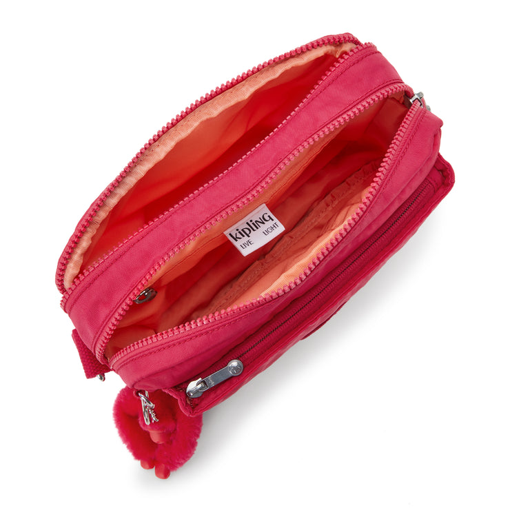 KIPLING KIPLING كروس بودي متوسط الحجم أنثوي وردي اللون الوردي أبانو M - I7076-T73