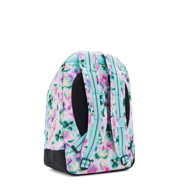 حقيبة ظهر كبيرة من KIPLING (مع حماية للكمبيوتر المحمول) غرفة صف أكوا بلوسوم أنثى - I709090-7EC
