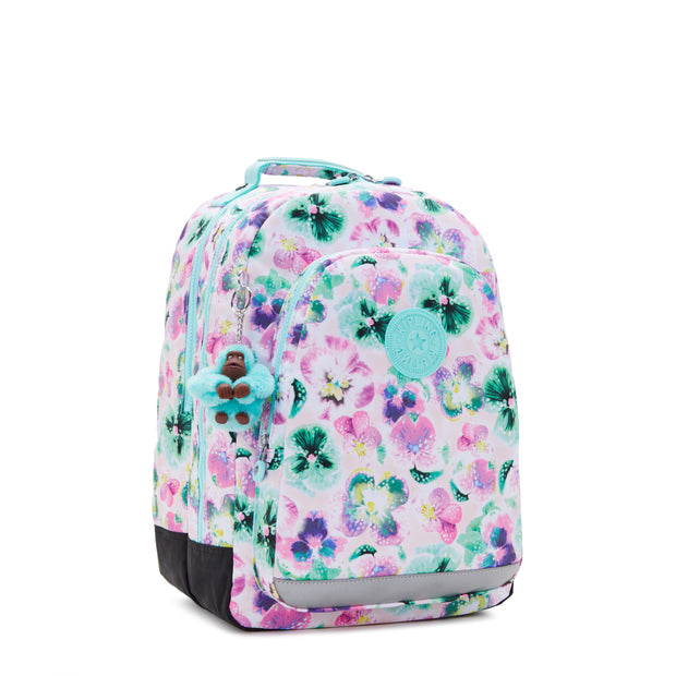 حقيبة ظهر كبيرة من KIPLING (مع حماية للكمبيوتر المحمول) غرفة صف أكوا بلوسوم أنثى - I709090-7EC