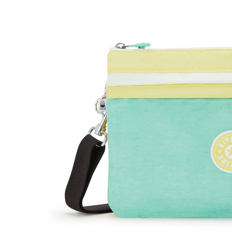 حقيبة كروس كروس متوسطة الحجم (مع حزام قابل للإزالة) KIPLING أنثى Lively Teal Easy Riri L - I7237-1HS