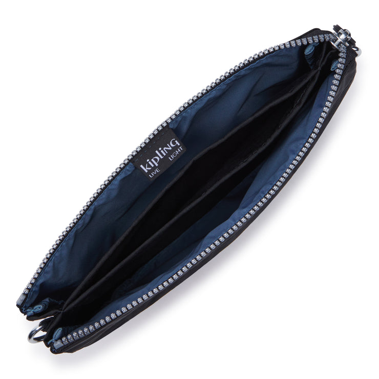 حقيبة كروس كروس متوسطة الحجم (بحزام قابل للإزالة) KIPLING أنثى K Valley Black Easy Riri L - I7237-X86