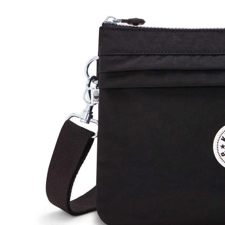 حقيبة كروس كروس متوسطة الحجم (بحزام قابل للإزالة) KIPLING أنثى K Valley Black Easy Riri L - I7237-X86