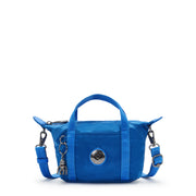 حقيبة كروس بودي صغيرة KIPLING مع حزام قابل للإزالة أنثى صقيل أزرق فني مدمج