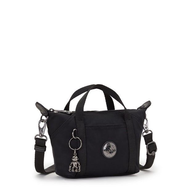 حقيبة كروسبودي صغيرة KIPLING مع حزام قابل للإزالة أنثى لا نهاية لها الفن الأسود المدمجة