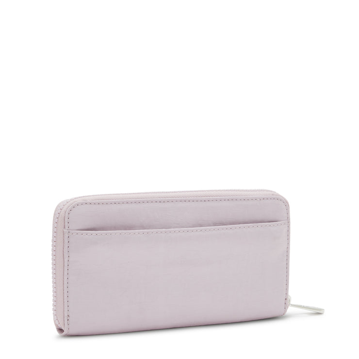 محفظة KIPLING كبيرة الحجم أنثوية فضي لامع إيمالي جديد - I7577-K6G