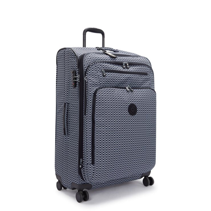 KIPLING دوّارة كبيرة قابلة للتوسيع أنثى بطباعة يوري سبين الجديدة L - I7640-DD2