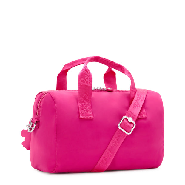 KIPLING باربي™ حقيبة يد متوسطة مع أحزمة كتف قابلة للفصل والتعديل أنثى السلطة الوردي بينا M