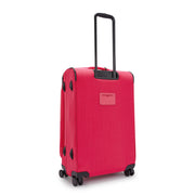 KIPLING دوّارة متوسطة الحجم قابلة للتوسيع أنثوية وردية اللون وردي جديد يوري سبين M - I7706-T73