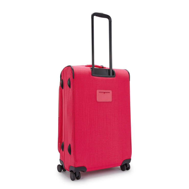 KIPLING دوّارة متوسطة الحجم قابلة للتوسيع أنثوية وردية اللون وردي جديد يوري سبين M - I7706-T73