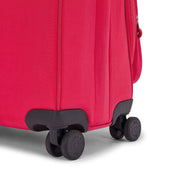 KIPLING دوّارة متوسطة الحجم قابلة للتوسيع أنثوية وردية اللون وردي جديد يوري سبين M - I7706-T73