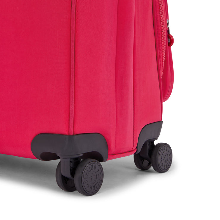 KIPLING دوّارة متوسطة الحجم قابلة للتوسيع أنثوية وردية اللون وردي جديد يوري سبين M - I7706-T73