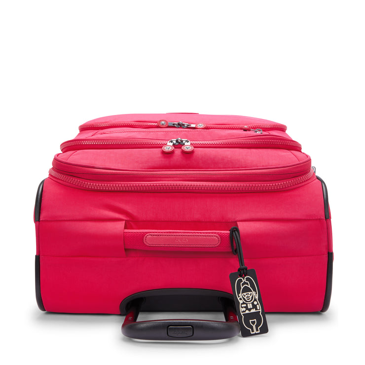 KIPLING دوّارة متوسطة الحجم قابلة للتوسيع أنثوية وردية اللون وردي جديد يوري سبين M - I7706-T73