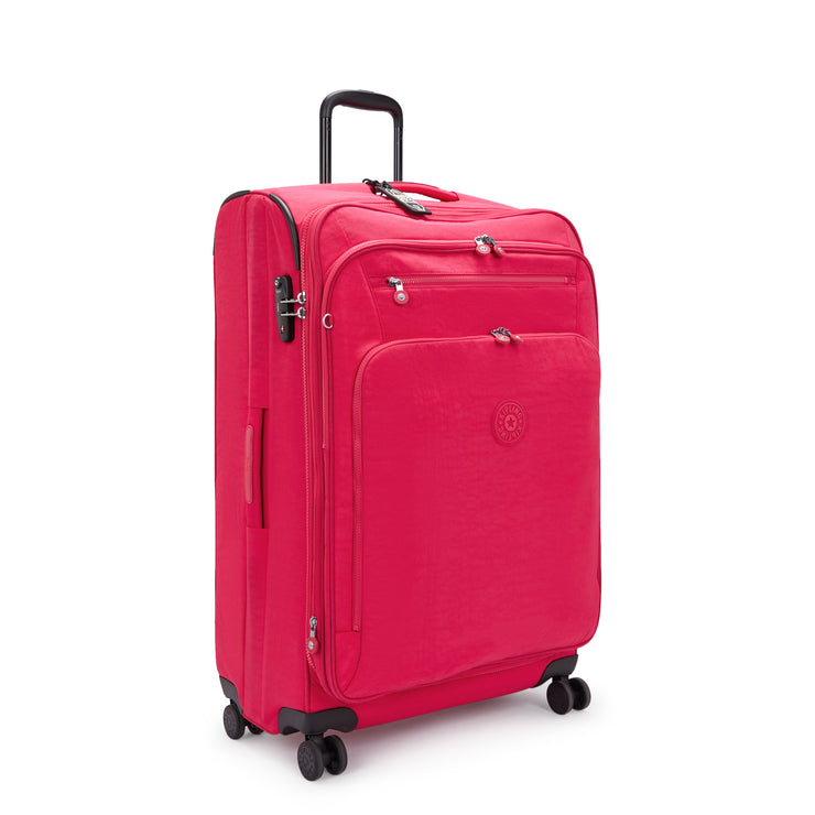 KIPLING دوّارة كبيرة قابلة للتوسيع أنثى أنثوية باللون الوردي يوري سبين L - I7930-T73
