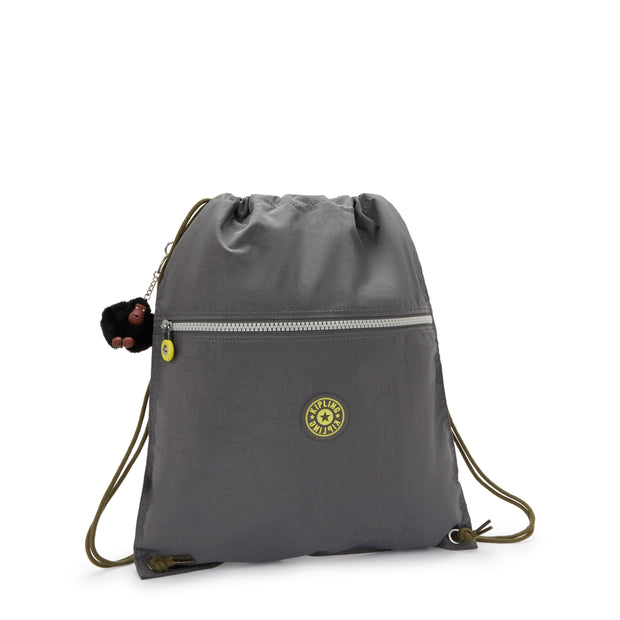 KIPLING Medium backpack (with drawstring) Unisex Back To Grey Supertaboo 09487-1DX