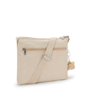 KIPLING Medium crossbody Female Sparkled Beige Alvar 12472-5DV