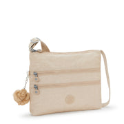 KIPLING Medium crossbody Female Sparkled Beige Alvar 12472-5DV