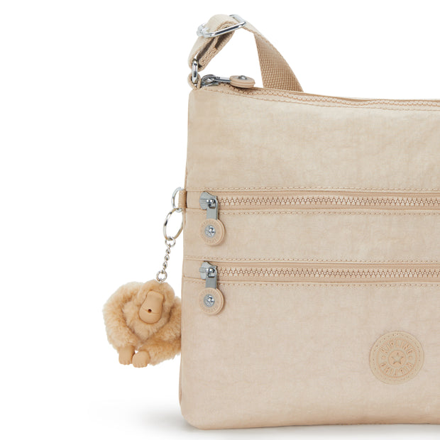 KIPLING Medium crossbody Female Sparkled Beige Alvar 12472-5DV