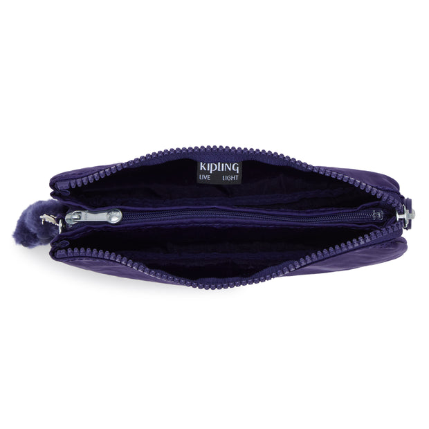 KIPLING Extra large purse (with removable wristlet) Unisex Moonlit Blue Creativity Xl 15156-4GA