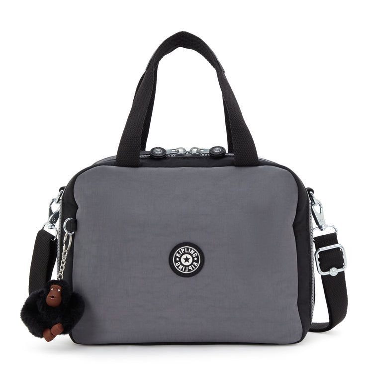 KIPLING Large lunchbag (with trolley sleeve) Unisex Space Black Bl Miyo 15381-2GX