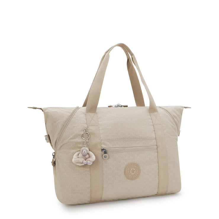 KIPLING Large Tote Female Signature Beige Embossed Art M 25748-96A