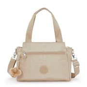 KIPLING Medium shoulderbag (with removable shoulderstrap) Female Sparkled Beige Elysia 43793-5DV