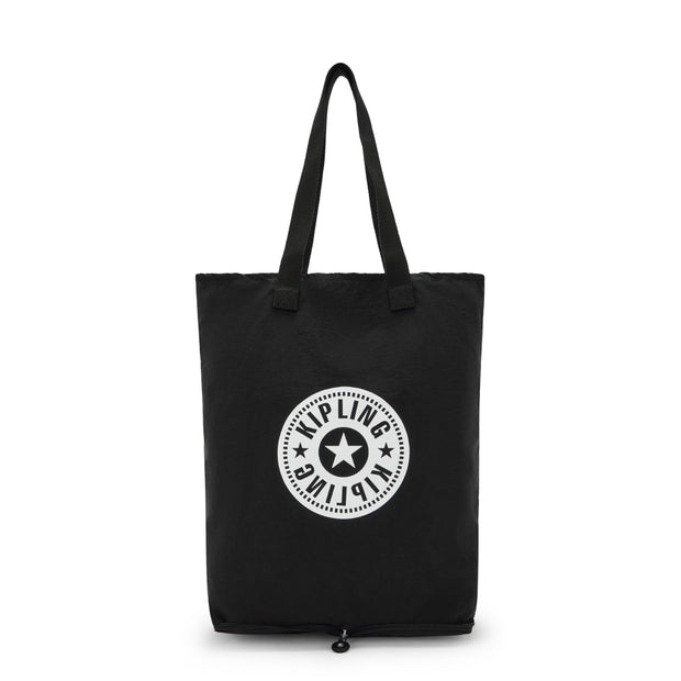 KIPLING Medium foldable tote Female Black Hip Hip Hurray 5 I1572-RT0