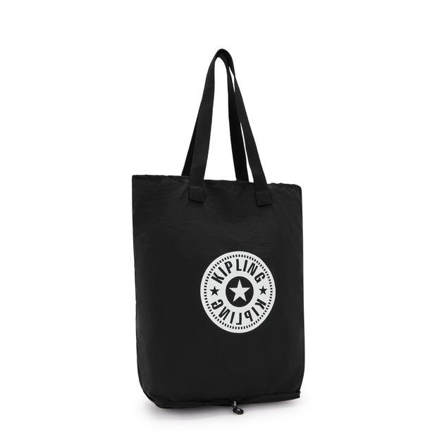 KIPLING Medium foldable tote Female Black Hip Hip Hurray 5 I1572-RT0