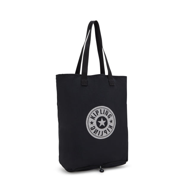 KIPLING Medium foldable tote Female Black Hip Hip Hurray 5 I1572-RT0